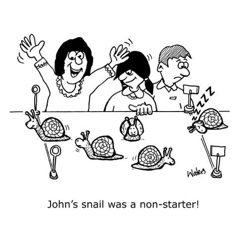 John's snail was a non-starter!