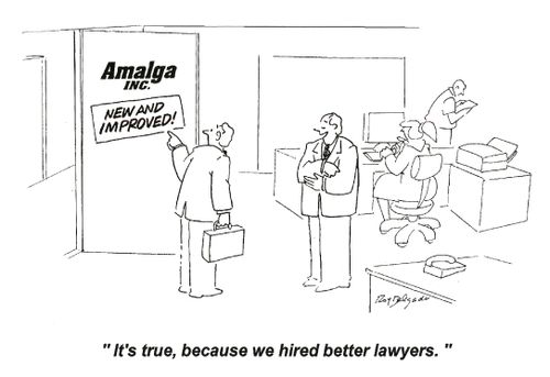 'It's true, because we hired better lawyers.'