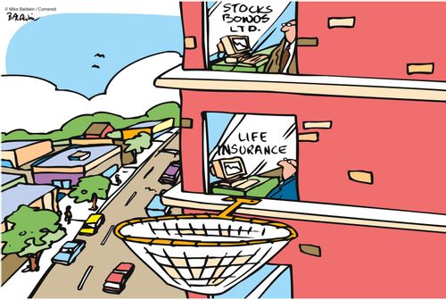 Stocks Bonds / Life Insurance.