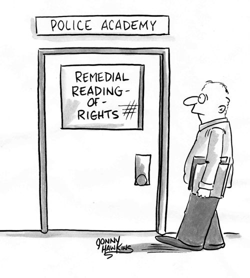 Police Academy - Remedial Reading of Rights