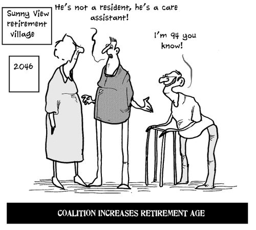 Coalition Increases Retirement Age