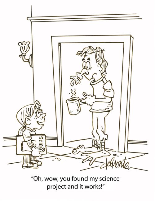 'Oh, wow, you found my science project ant it works!'