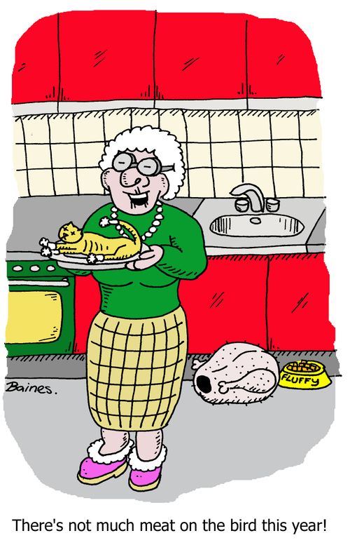 'There's not much meat on the bird this year!'