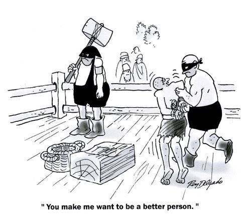 'You make me want to be a better person.'