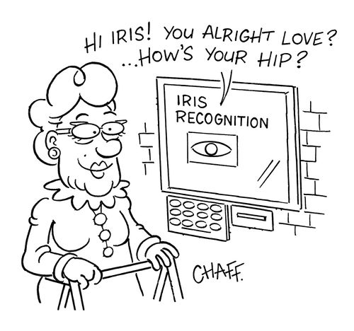  "Hi Iris! You alright love?...How's your hip?"