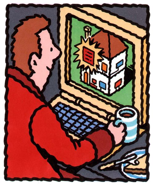 Buying a house on the Internet.