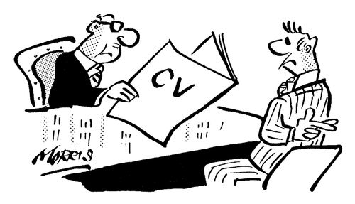 Lying on your CV