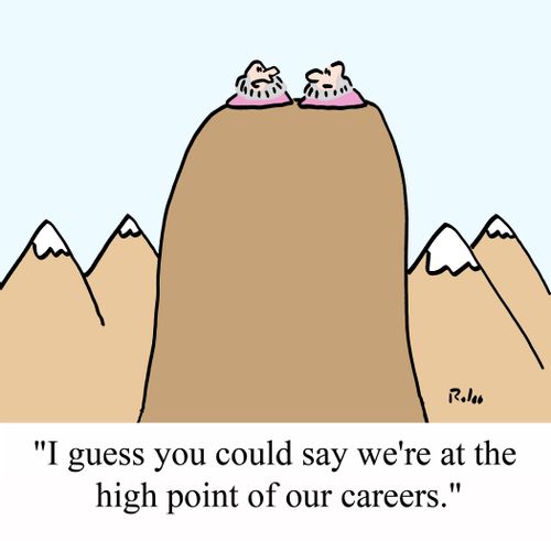 "I guess you could say we're at the high point of our careers."
