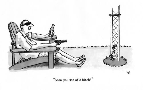 'Grow you son of a bitch!'