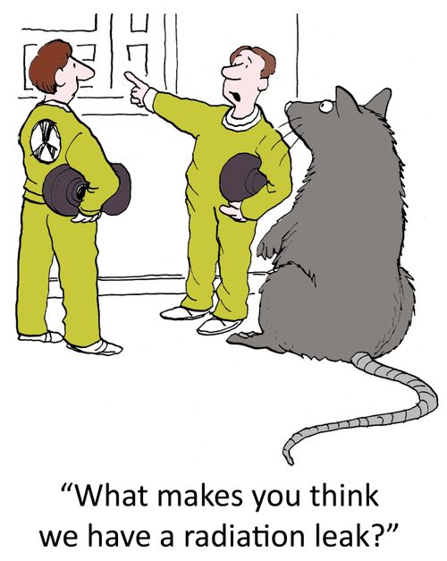'What makes you think we have a radiation leak?'