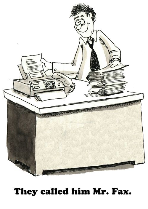 They called him Mr. Fax.