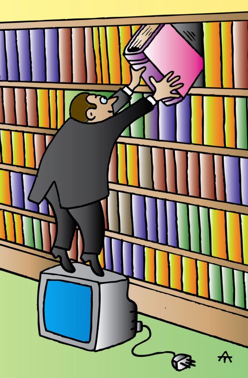 The Battle Between Television and Books