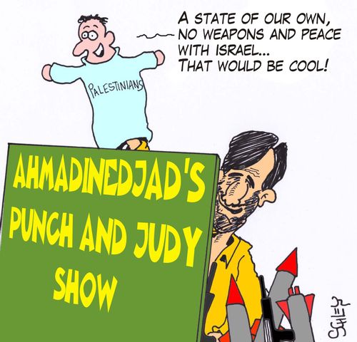 'A state of our own, no weapons and peace with Israel... that would be cool!'
