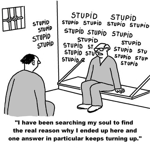 'I have been searching my soul to find the real reason why I ended up here and one answer in particular keeps turning up.'