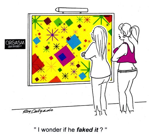 'I wonder if he faked it?'