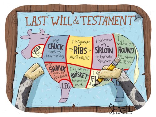 A Cow's Last Will and Testament