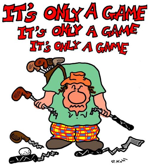 It's only a game, It's only a game...