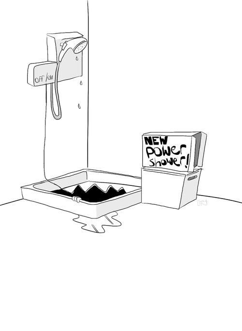 New Power Shower.