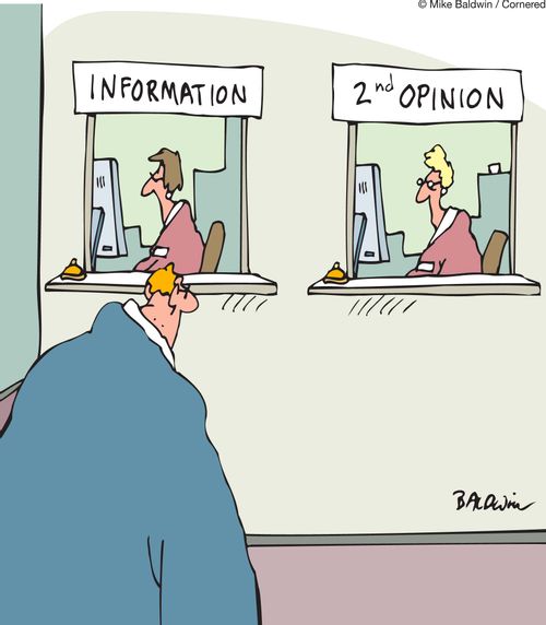Information. 2nd. Opinion.
