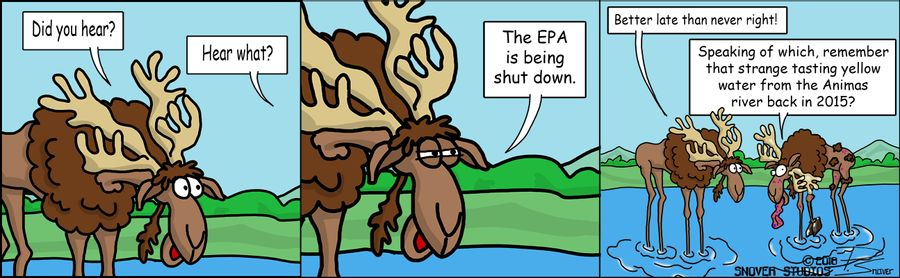 "The EPA is being shut down."