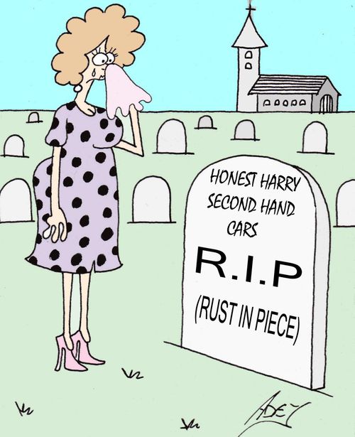 Rust in Piece - Second Hand Car Salesman.