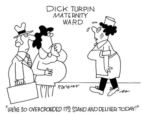 'It's so overcrowded it's stand and deliver today!'