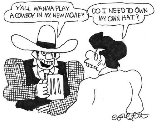'Y'all wanna play a cowboy in my new movie'