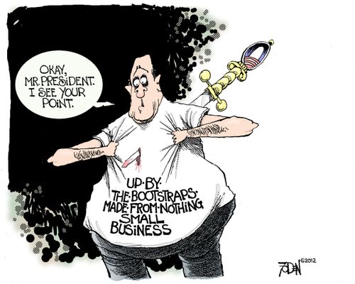 Back stabbing.