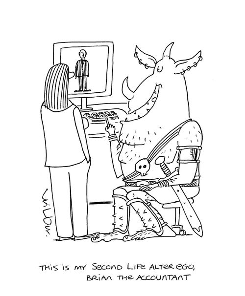 'This is my second Life alter ego Brian the Accountant.'