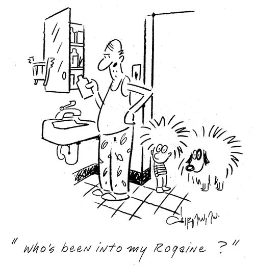 'Who's been into my Rogaine?'