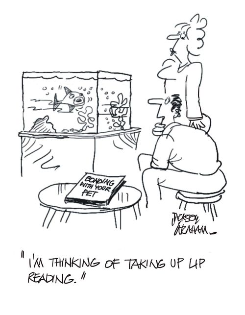 "I'm thinking of taking up lip reading."