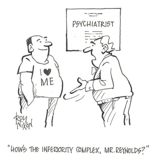 'How's the inferiority complex, Mr. Reynolds.'