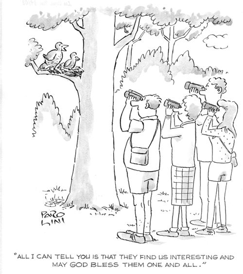 'All I can tell you is that they find us interesting and may God bless them one and all.'