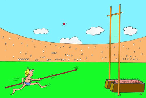 Pole Vaulting the Bed of Needles