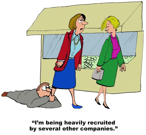 "I'm being heavily recruited by several other companies."