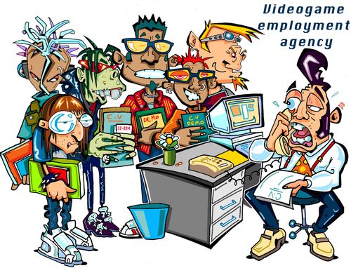 Videogame Employment Agency.