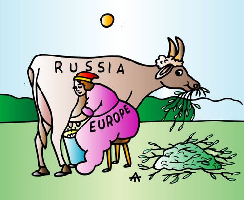 Europe milking Russia