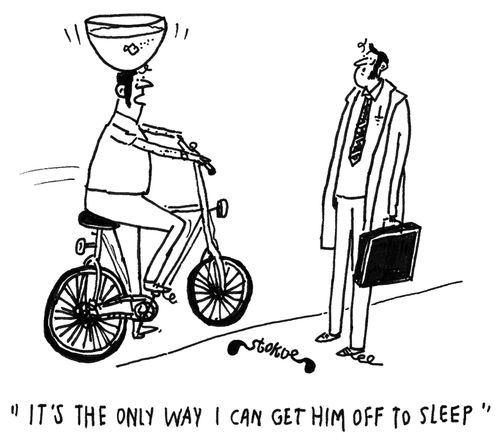 'It's the only way I can get him off to sleep.'