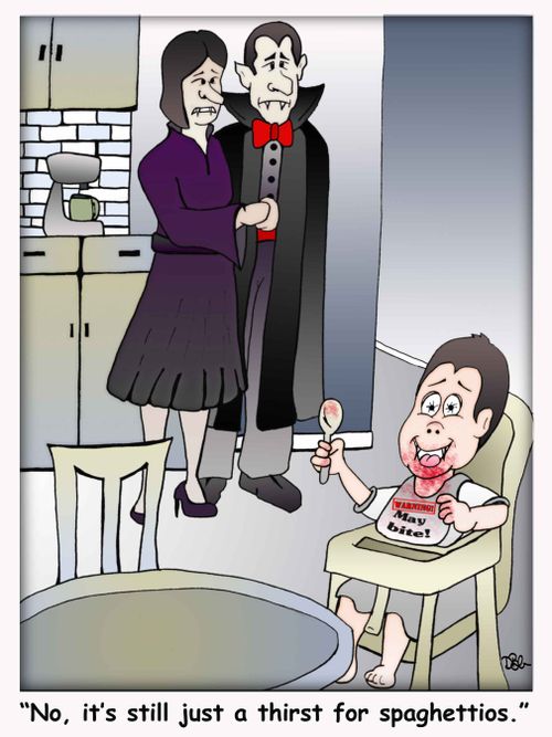 "No, it's still just a thirst for spaghettios."