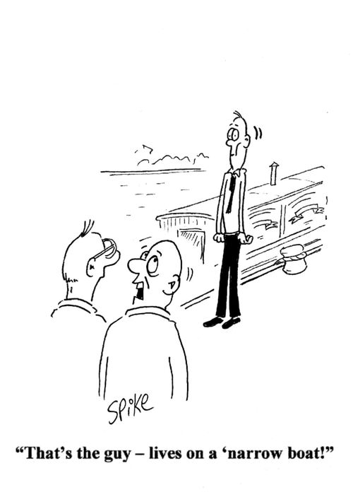 'That's the guy - lives on a 'narrow boat!'