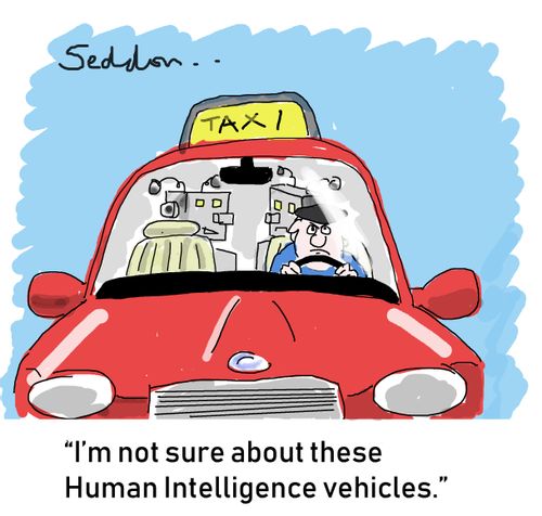 "I'm not sure about these Human Intelligence vehicles."