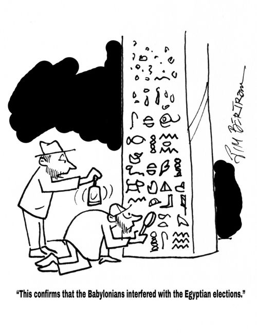 "This confirms that the Babylonians interfered with the Egyptian elections."