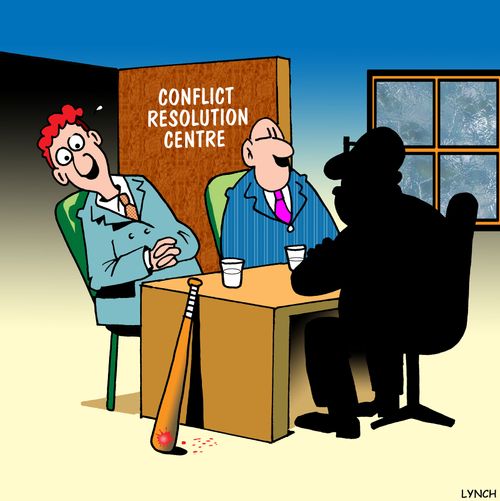 Conflict resolution.