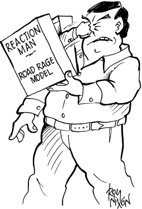 Reaction man - Road Rage Model