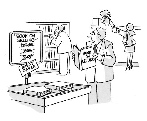 Book on selling.