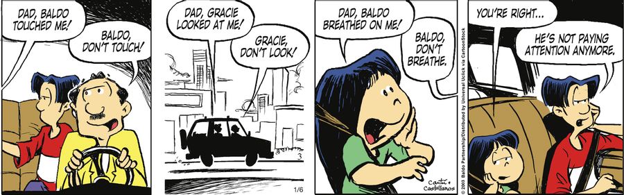 "Dad, Baldo touched me!"