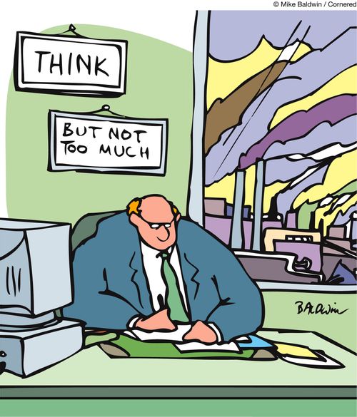 Think - But not too much.
