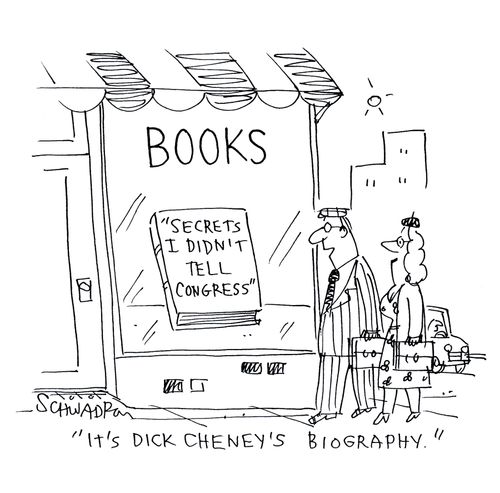 'It's Dick Cheney's biography.'