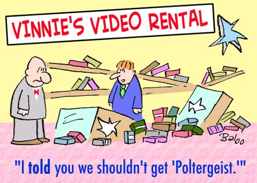 'I told you we shouldn't get 'Poltergeist.''