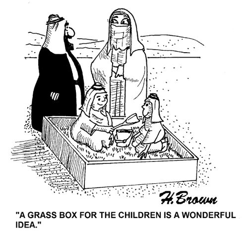 'A grass box for the children is a wonderful idea.'